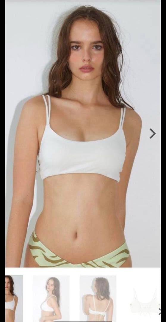 ALEXIA STAM クロップドキャミTOP 上下セット　 Sサイズ