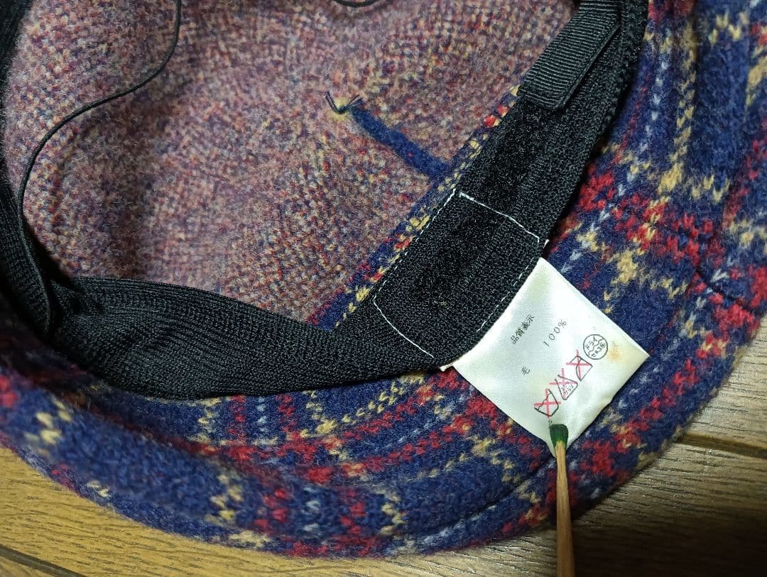 希少 Vivienne Westwood チェック オーブ クロッシェ帽子