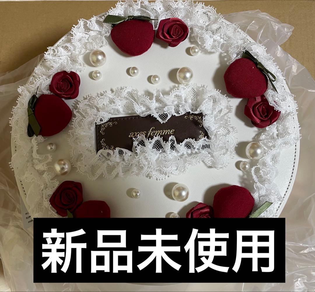 n*n様 【axes femme】 ローズ ケーキ モチーフ バッグ　新品　2/