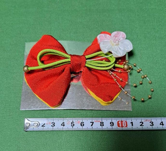 【七五三】三つ身・長襦袢・被布コート・髪飾り・巾着・草履　6点セット★足袋付き★