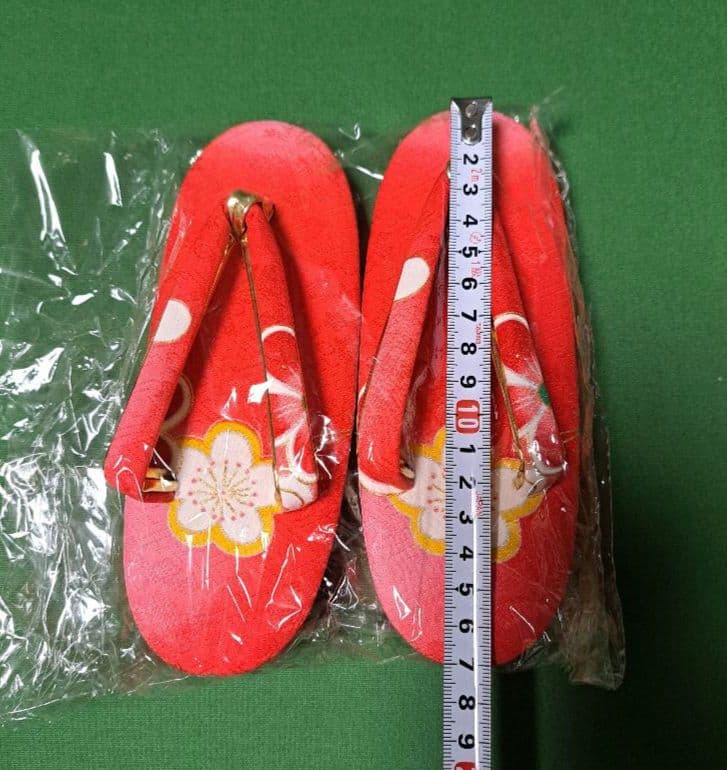 【七五三】三つ身・長襦袢・被布コート・髪飾り・巾着・草履　6点セット★足袋付き★