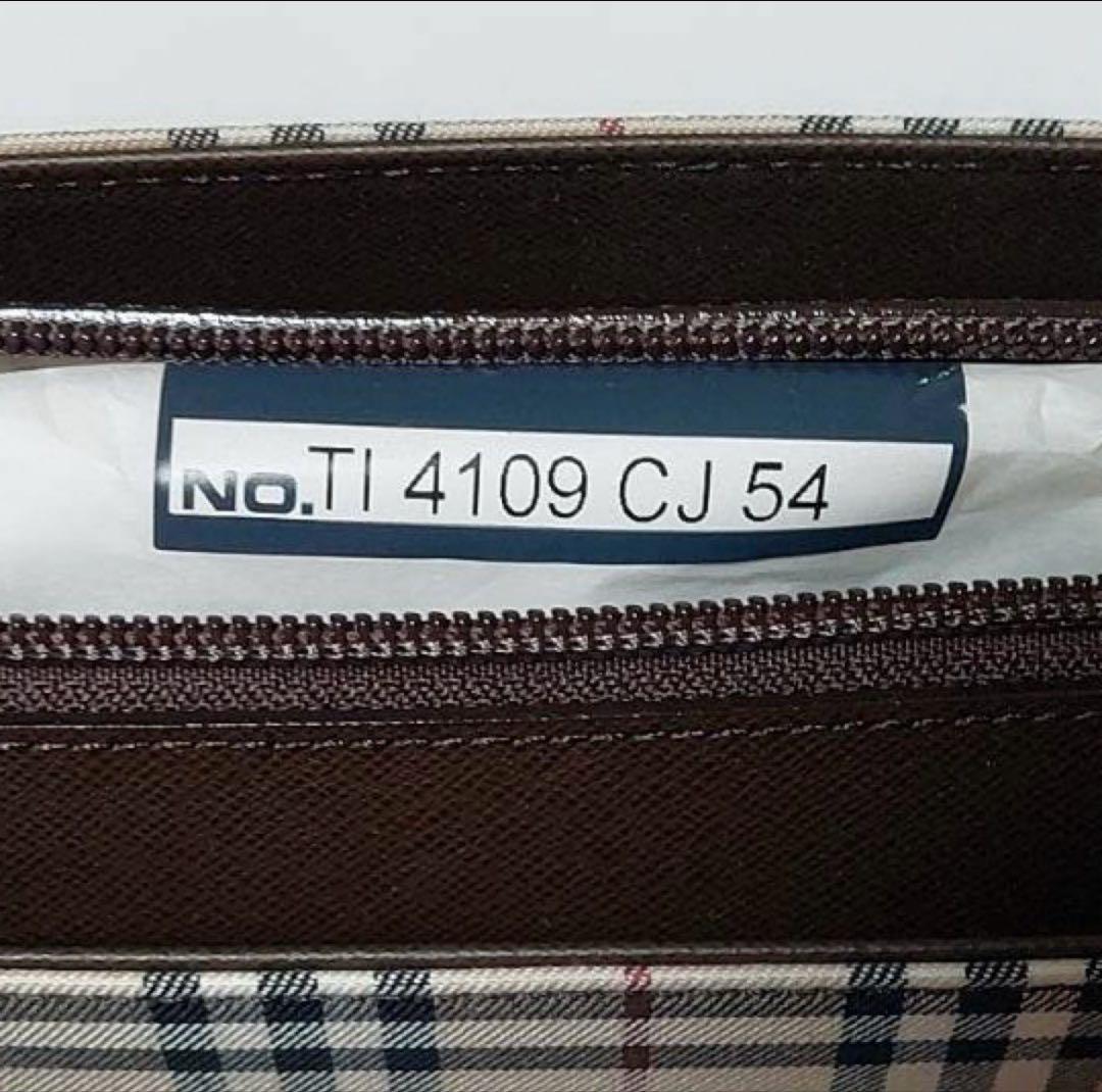 BURBERRY チェック柄トートバッグ