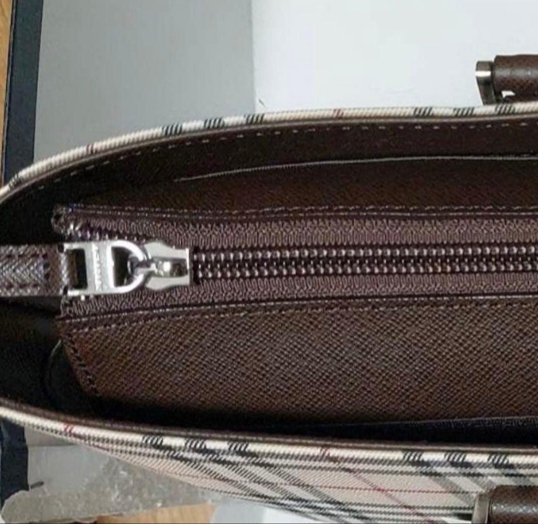 BURBERRY チェック柄トートバッグ