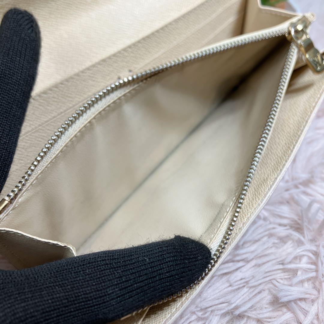 ！超美品！ ルイヴィトン ダミエ アズール ポルトフォイユ サラ 長財布