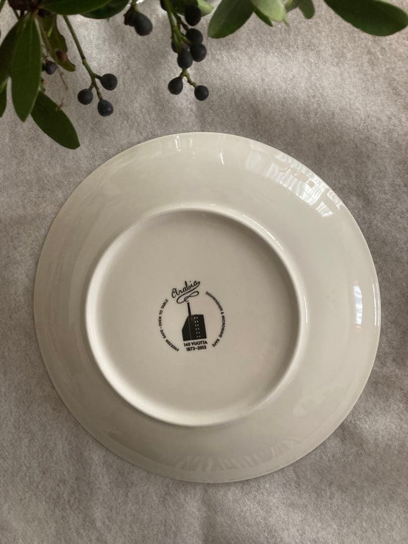 日本未入荷　ARABIA 140周年記念プレート　ヘリ　Heli 26㎝