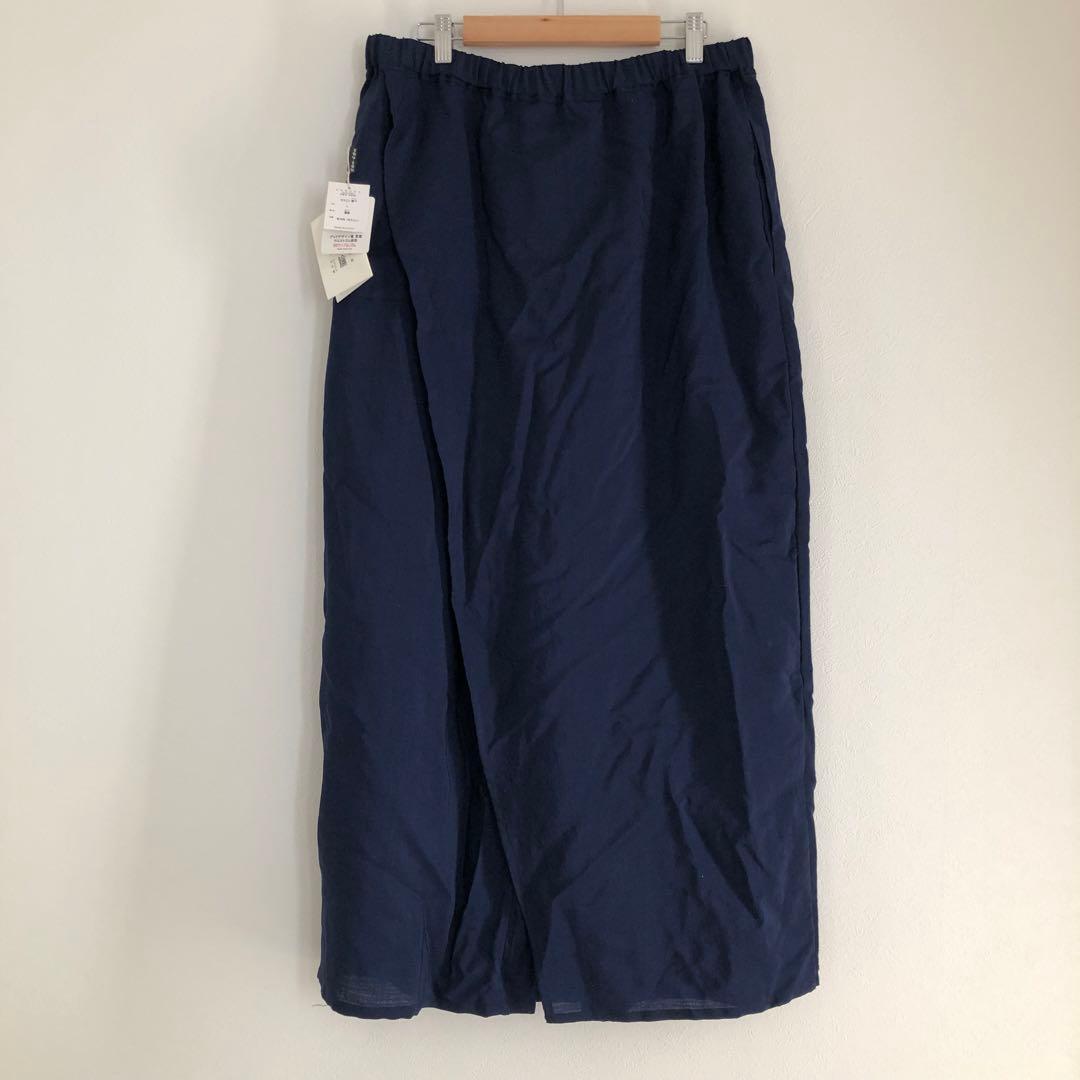 新品タグ付き SOU・SOU ソウソウ モスリン 筒下 L 濃紺