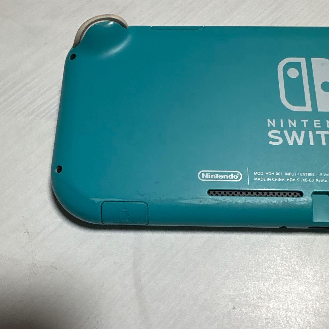 Nintendo Switch Lite ターコイズ　欠けてます