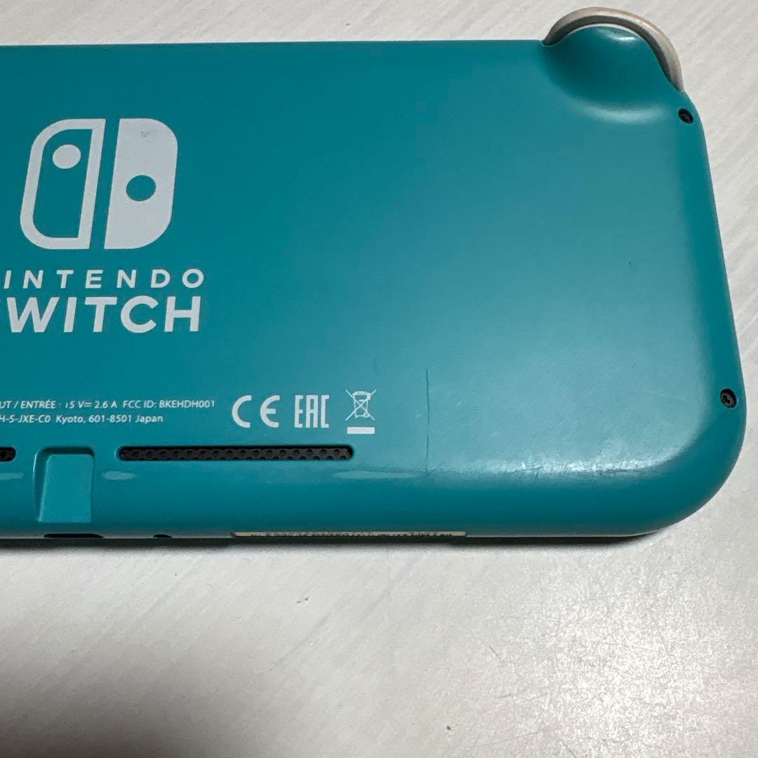 Nintendo Switch Lite ターコイズ　欠けてます