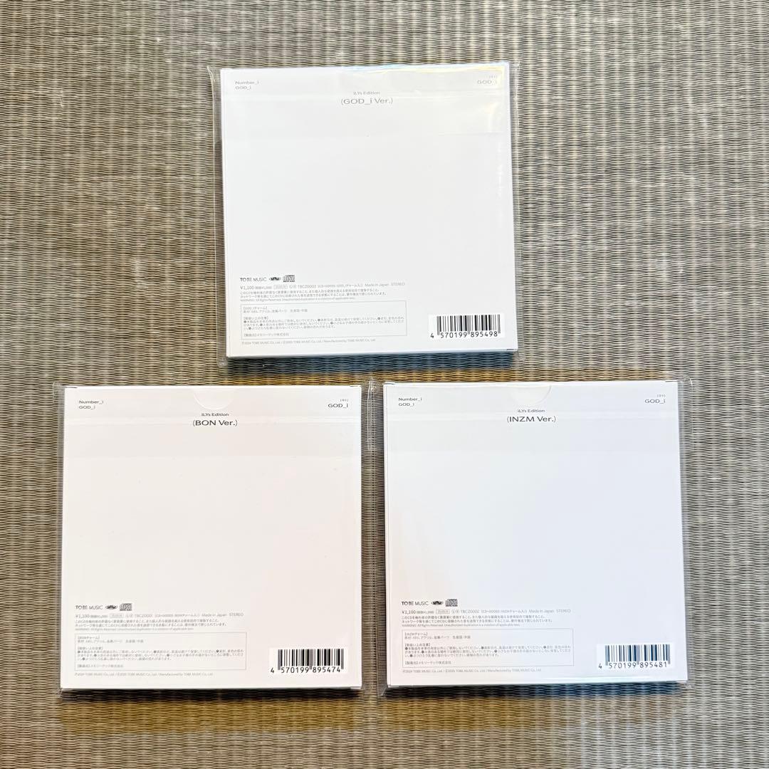 【未開封】Number_i GOD_i iLYs Edition チャーム付