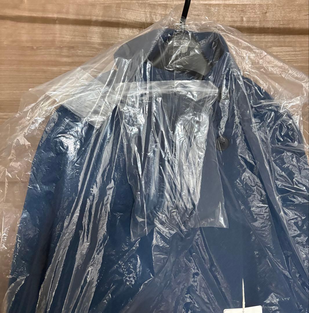 ウーリーテック2WAYスタンドコート　ブルー　ハレ