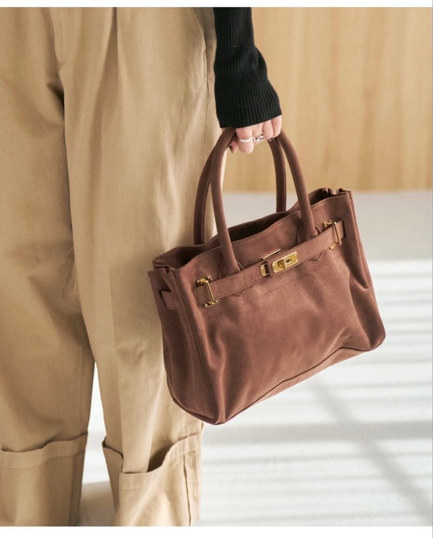 新品⭐︎sita parantica SS別注 フェイクスエードトートバッグ 茶色