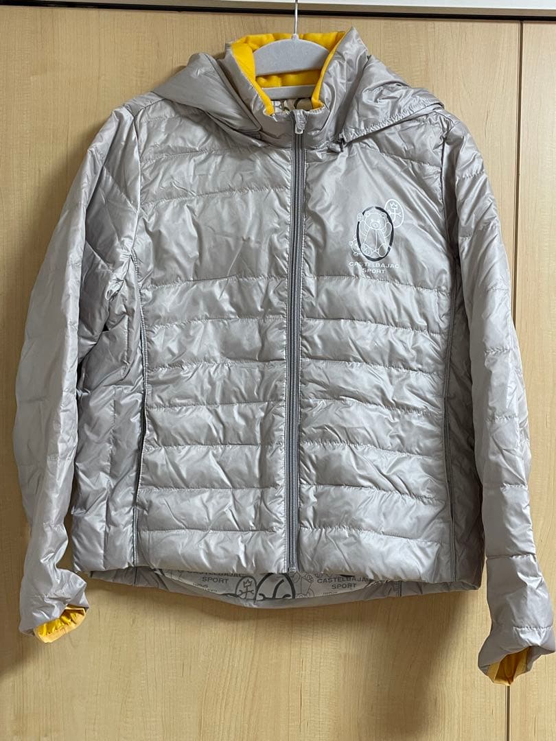 【美品】CASTELBAJAC ダウンジャケット シルバー 44 ゴルフウェア
