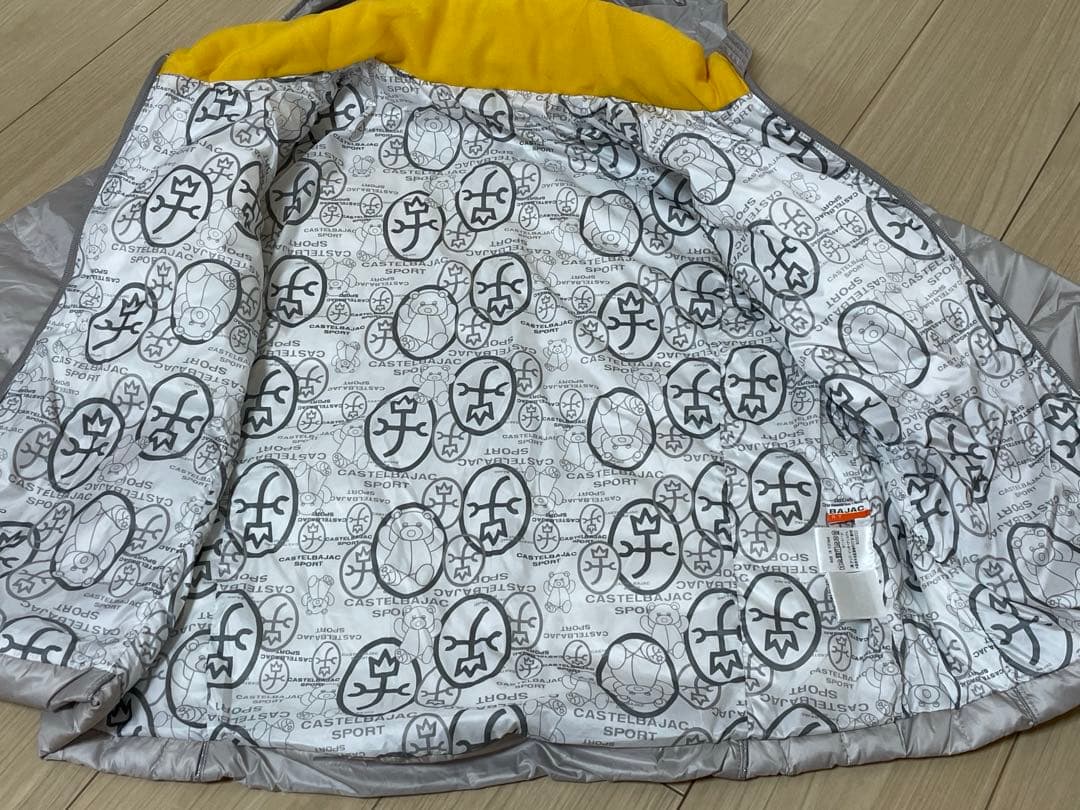 【美品】CASTELBAJAC ダウンジャケット シルバー 44 ゴルフウェア