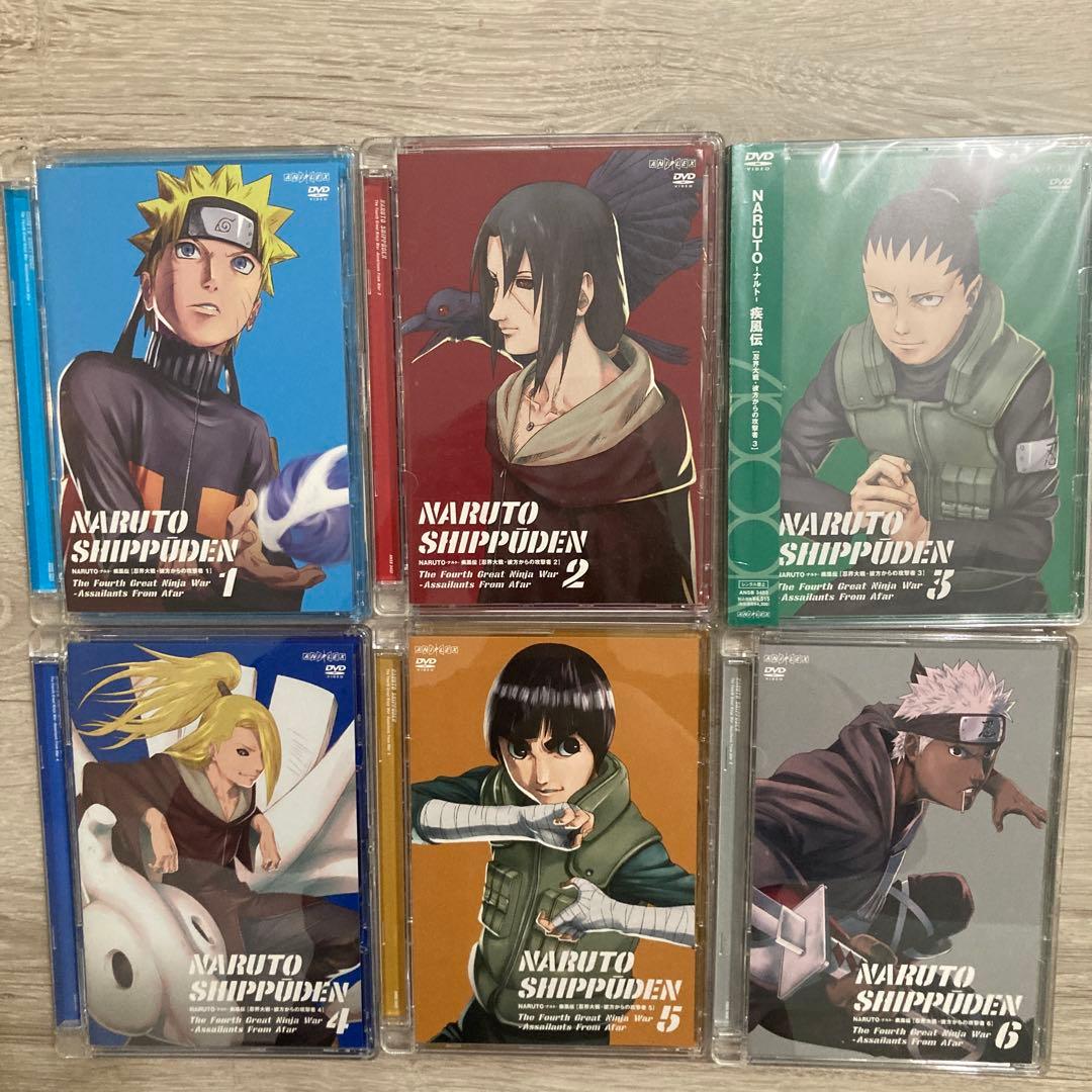 NARUTO-ナルト-疾風伝 忍界大戦・彼方からの攻撃者 1〜6 DVD box