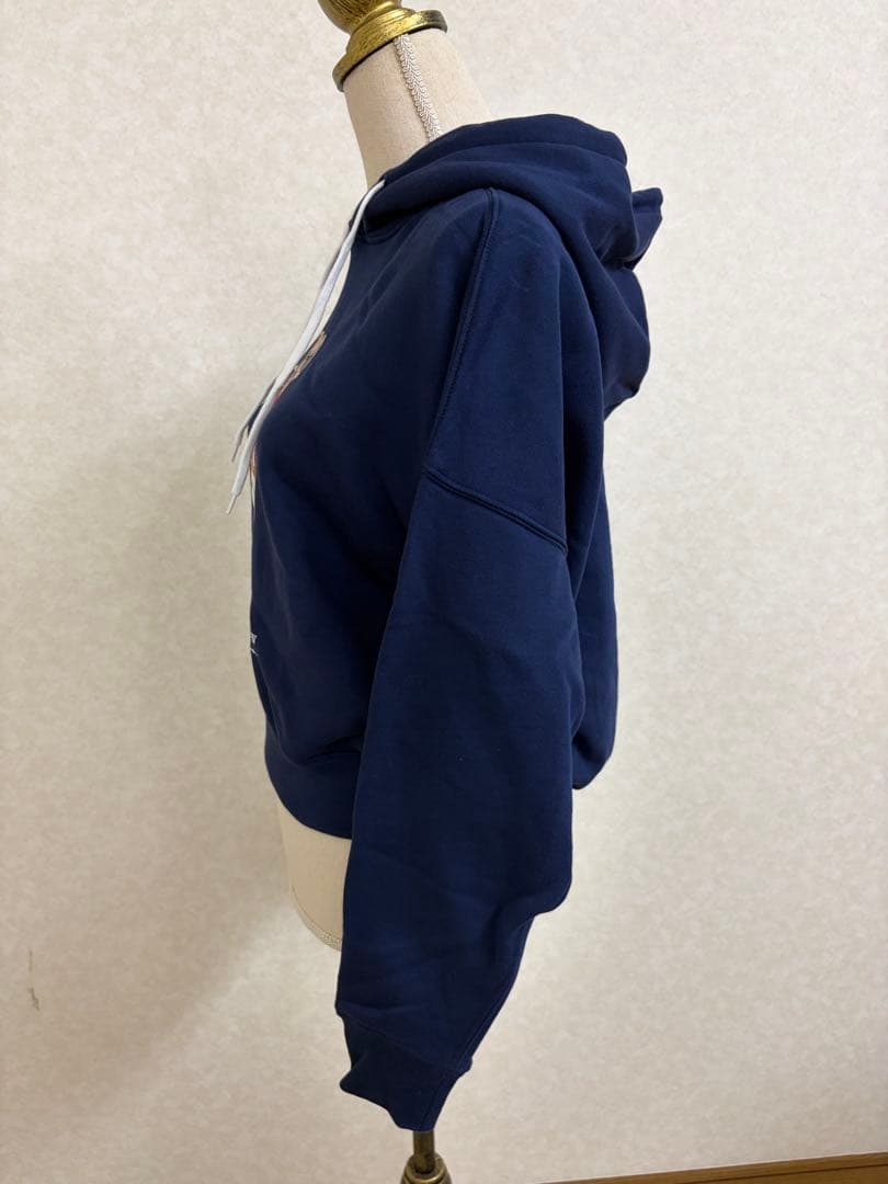 ポロベアプリント ネイビー パーカー