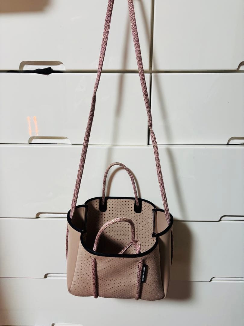 naaaaa様ステイト オブ エスケープ バッグ ベージュ　ピンク blush