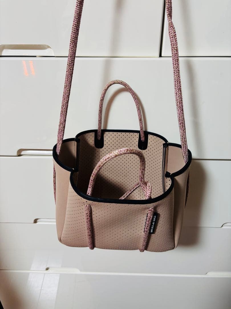 naaaaa様ステイト オブ エスケープ バッグ ベージュ　ピンク blush