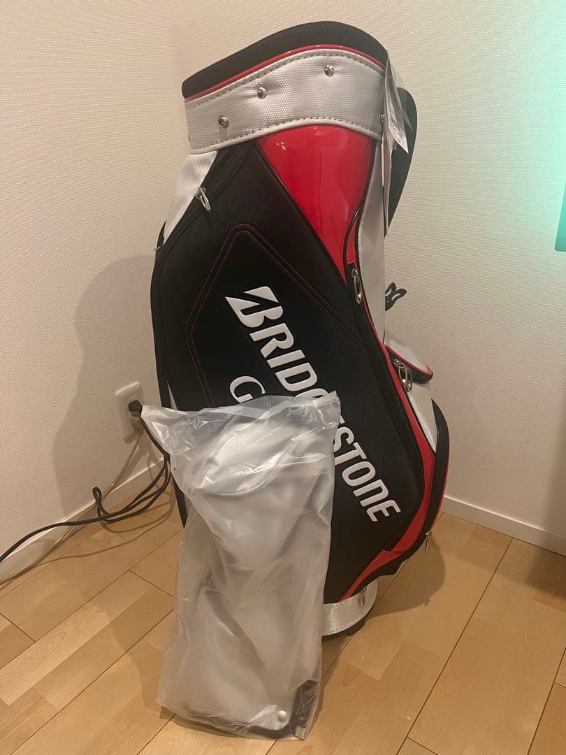 BRIDGESTONE ゴルフバッグ 黒/赤/白
