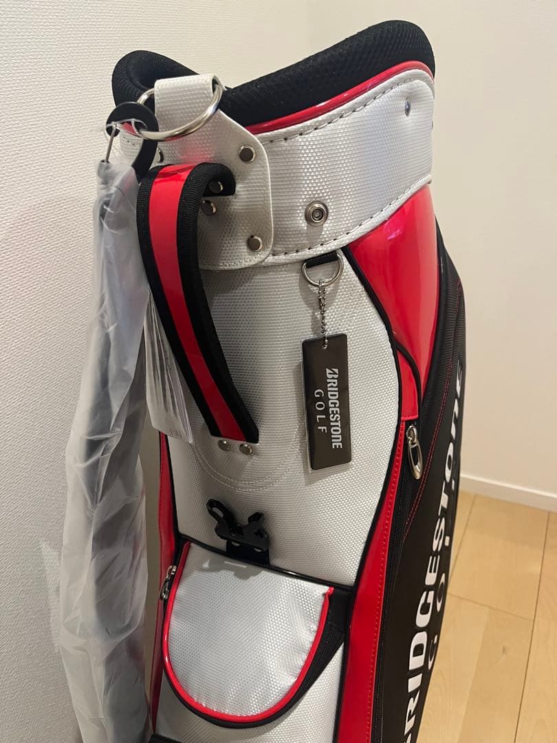 BRIDGESTONE ゴルフバッグ 黒/赤/白