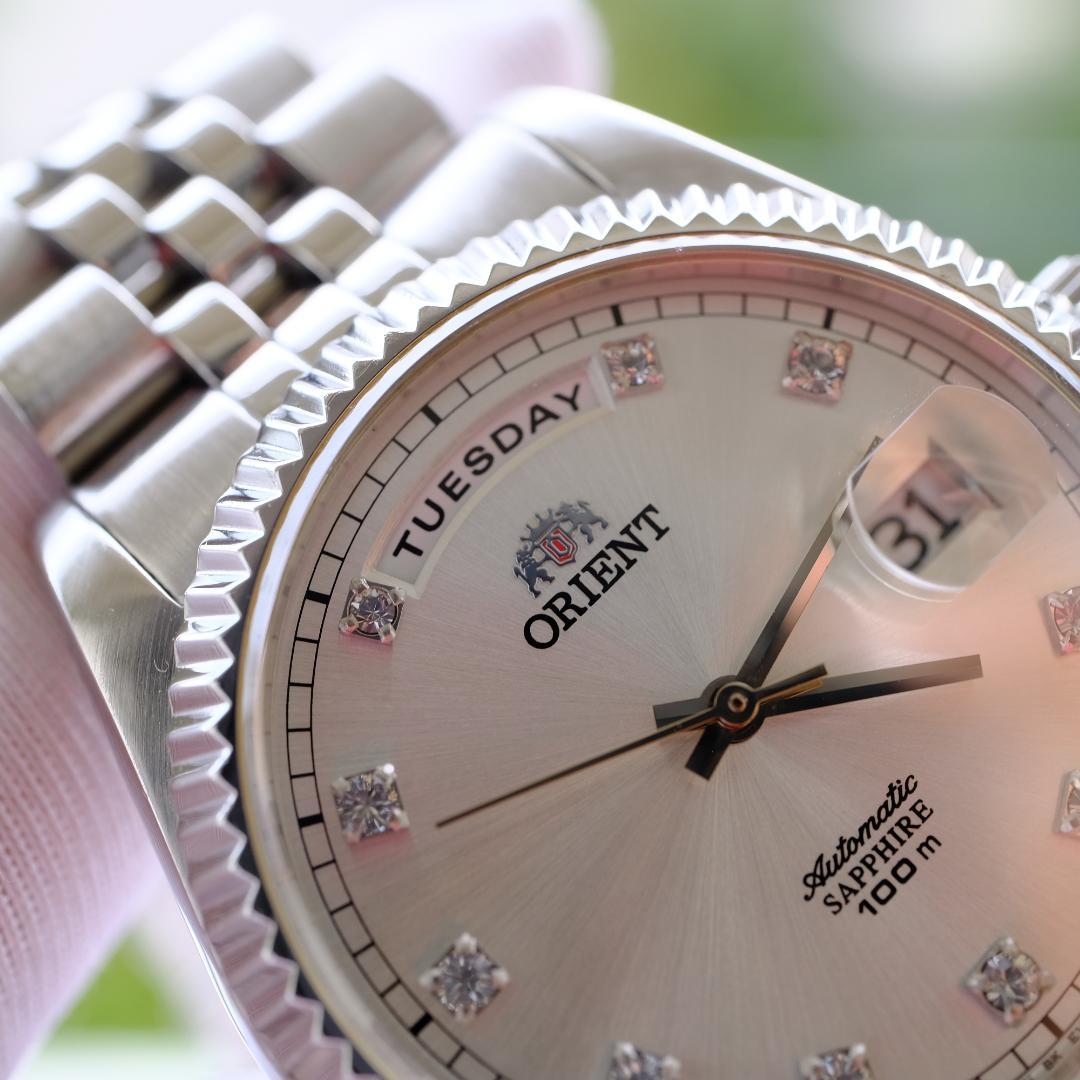 オリエント President ホワイト 美品