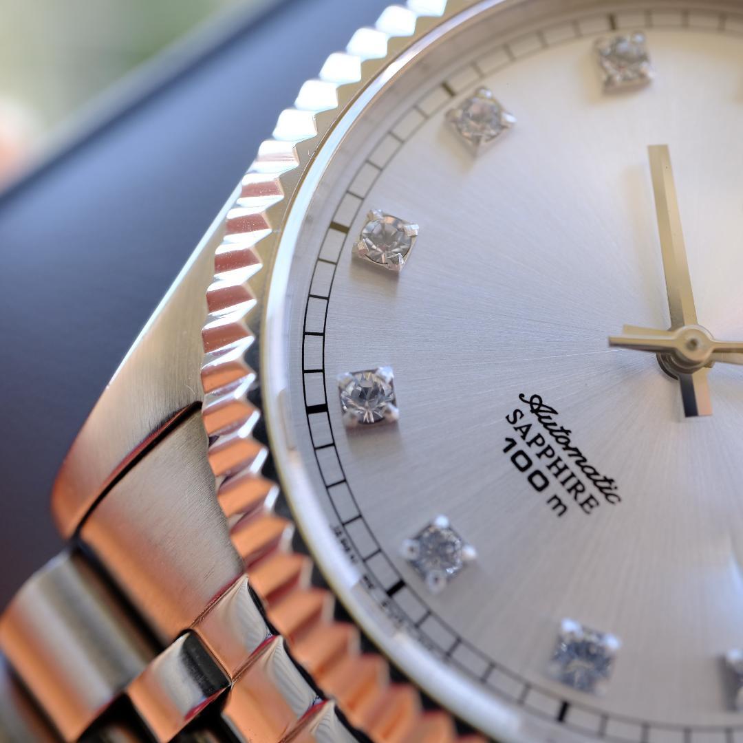 オリエント President ホワイト 美品