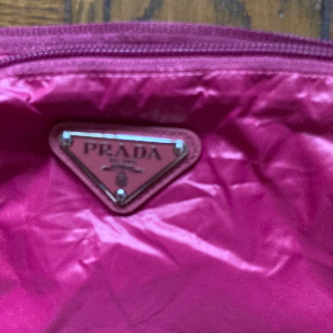 プラダ ダウンベスト ピンク