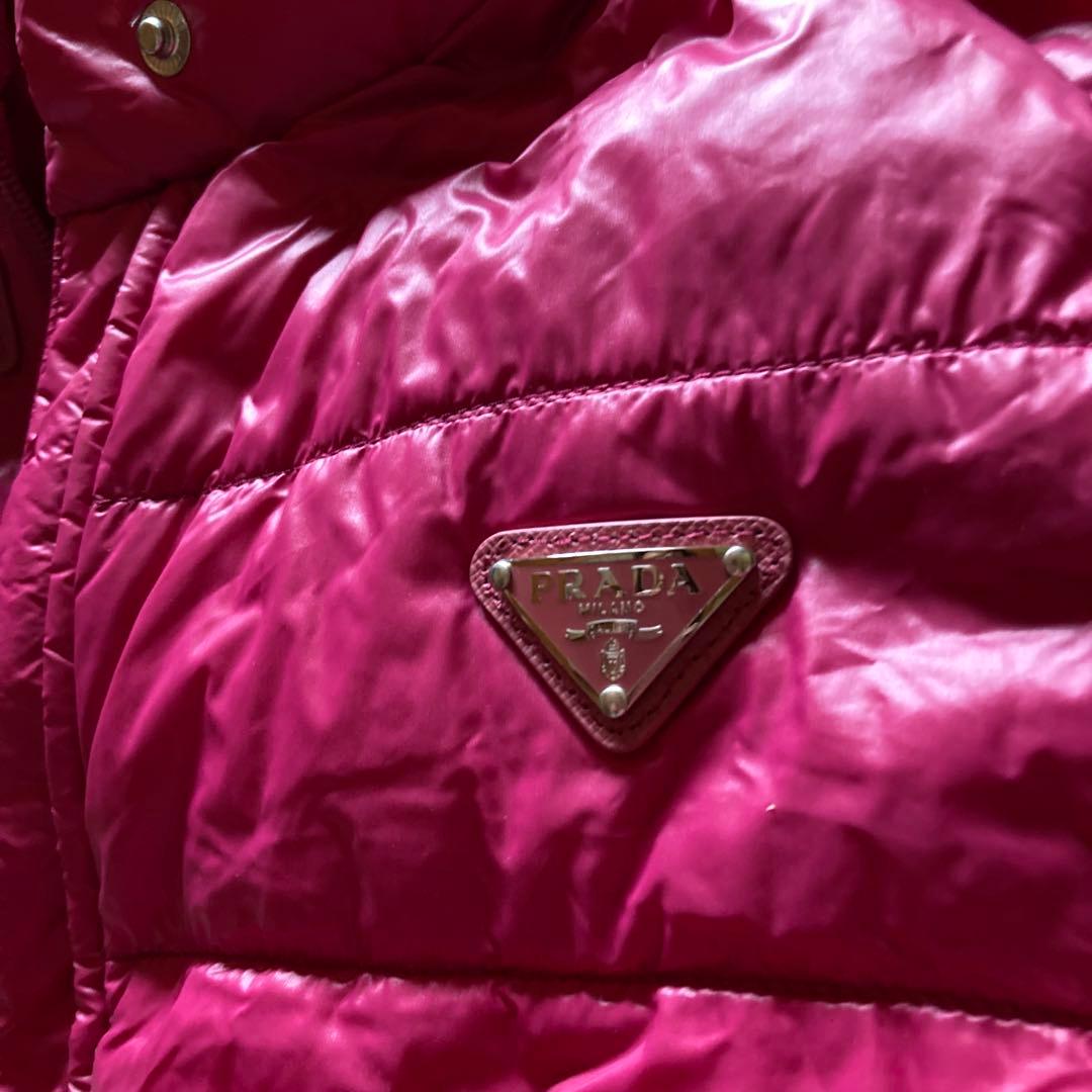 プラダ ダウンベスト ピンク