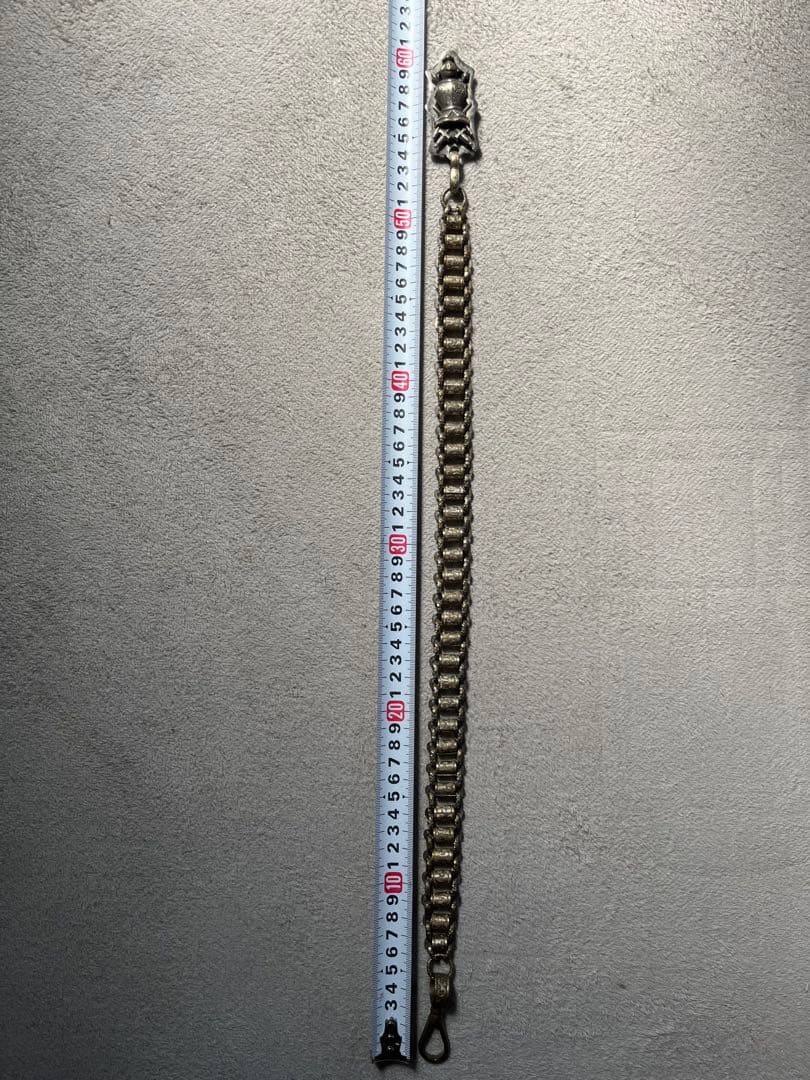 フリーメイソン　ソードチェーン テンプル騎士団ウォレットチェーン約60.5cm