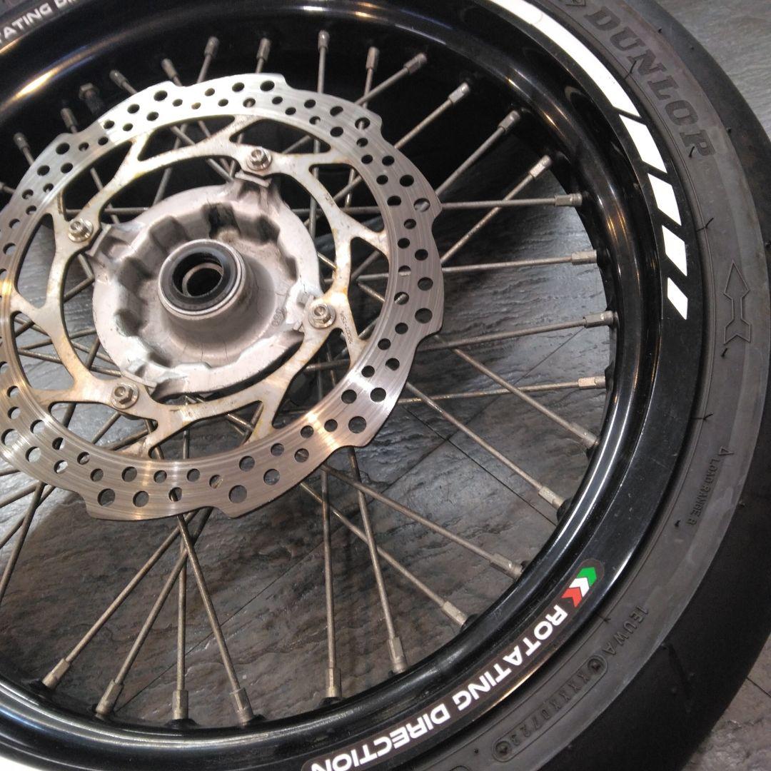 ホンダCRM250ARモタードホイールSET　中古品