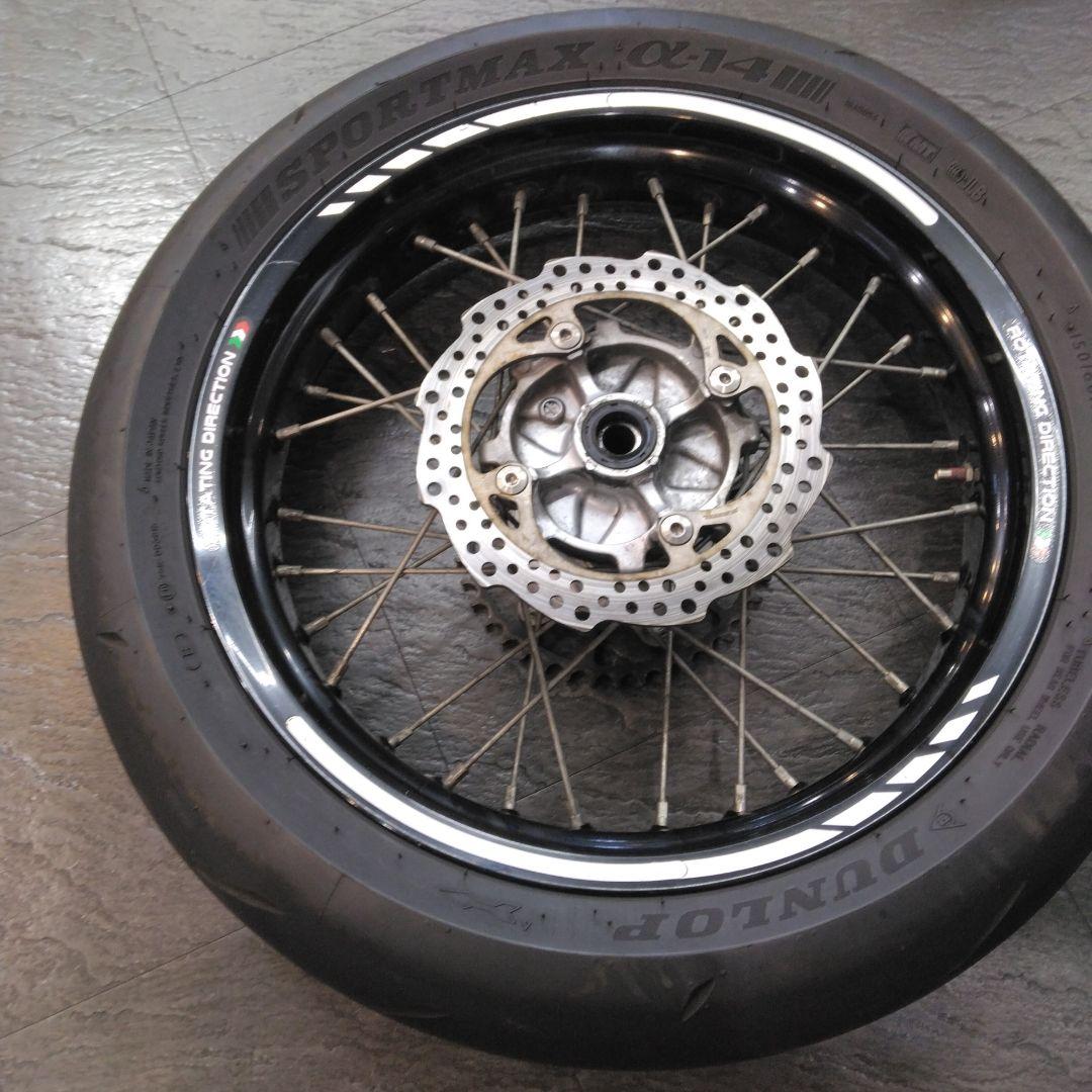 ホンダCRM250ARモタードホイールSET　中古品