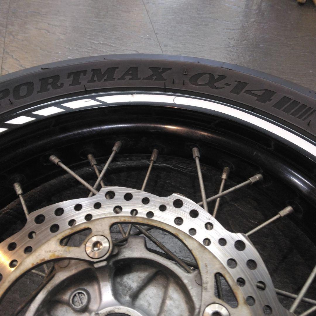 ホンダCRM250ARモタードホイールSET　中古品