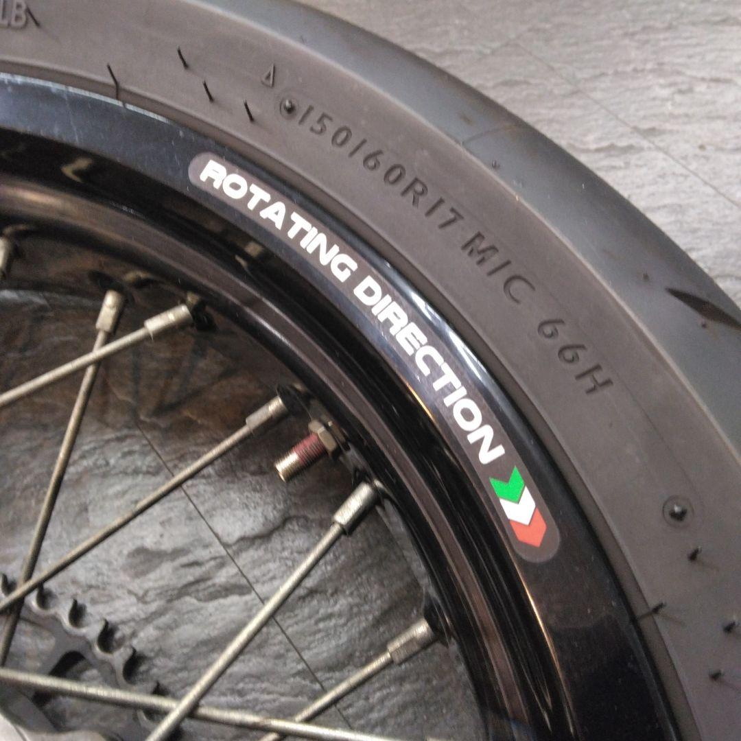 ホンダCRM250ARモタードホイールSET　中古品