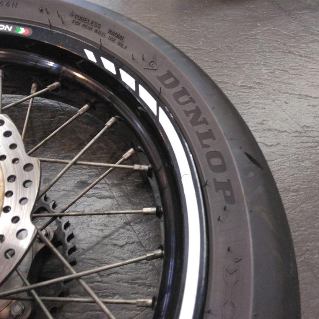 ホンダCRM250ARモタードホイールSET　中古品