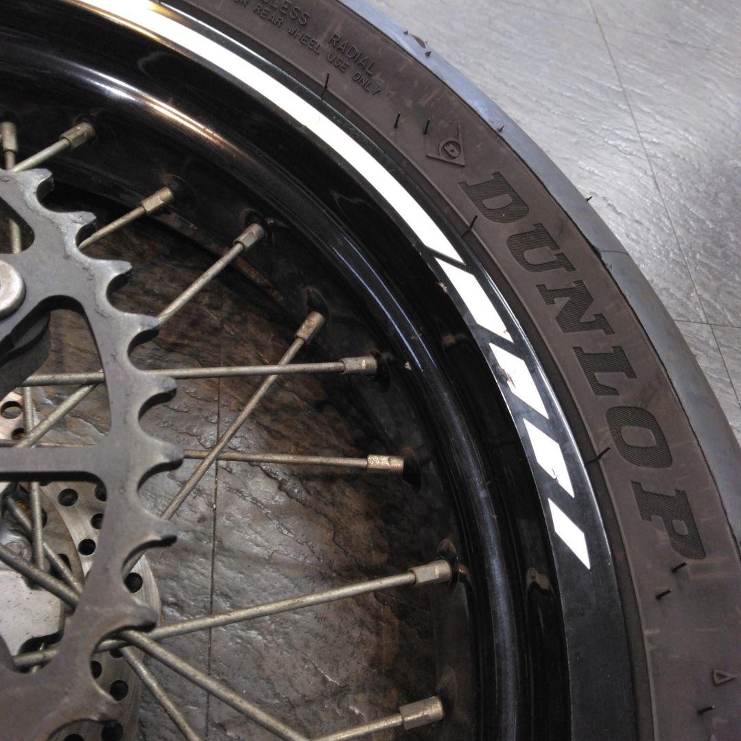 ホンダCRM250ARモタードホイールSET　中古品