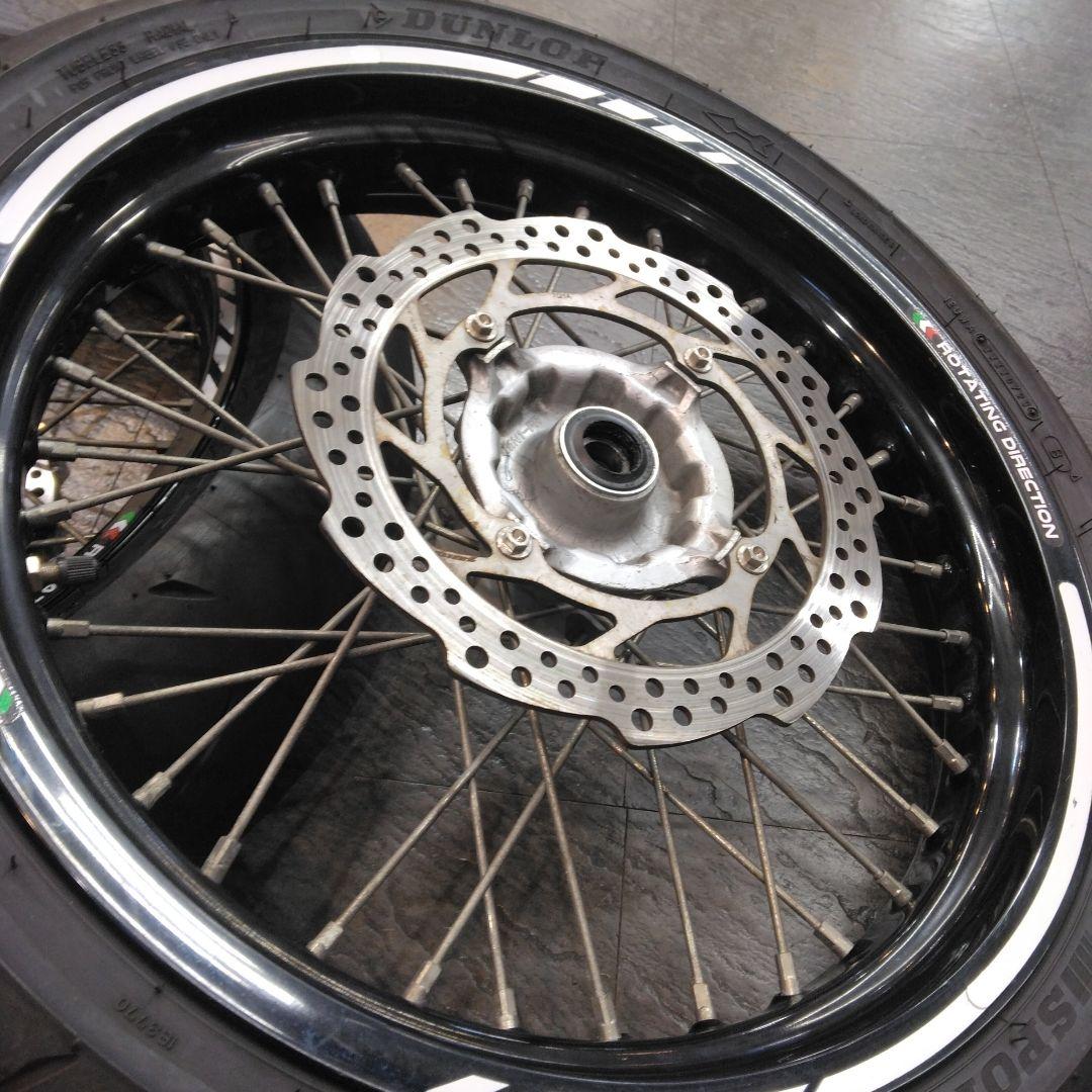 ホンダCRM250ARモタードホイールSET　中古品