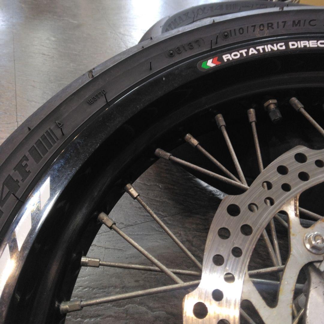 ホンダCRM250ARモタードホイールSET　中古品