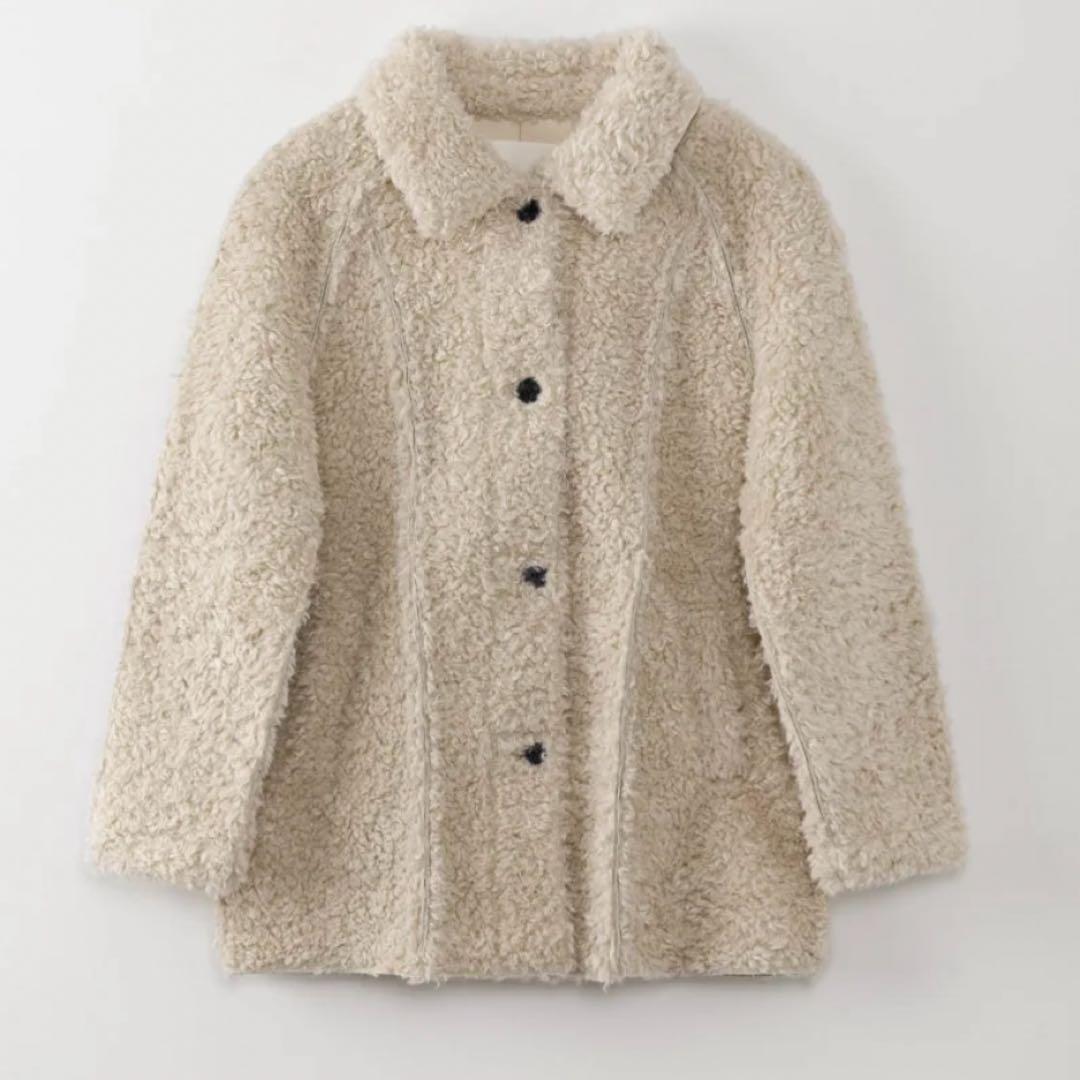 ohotoro Molo Mustang Coat クリーム色 コート