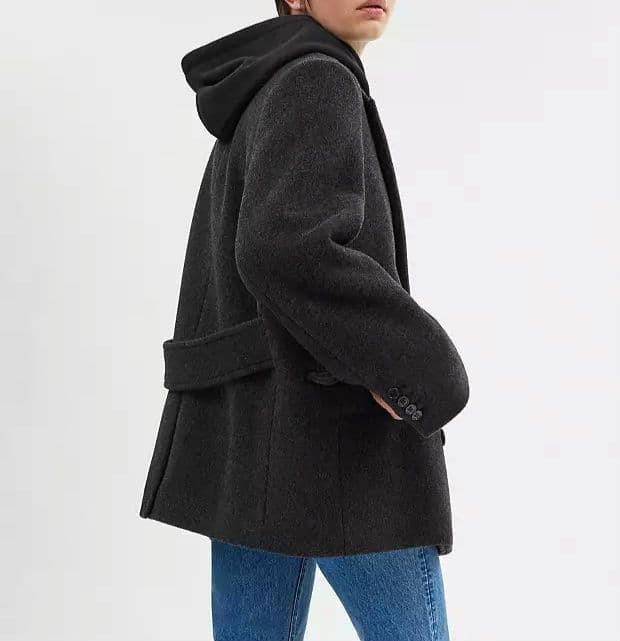 美品 COACHショートコート