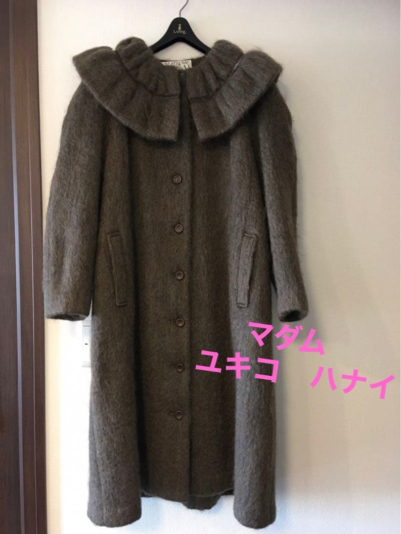 絶対お買い得です❗️❗️花井 幸子 モヘア風ウールコート