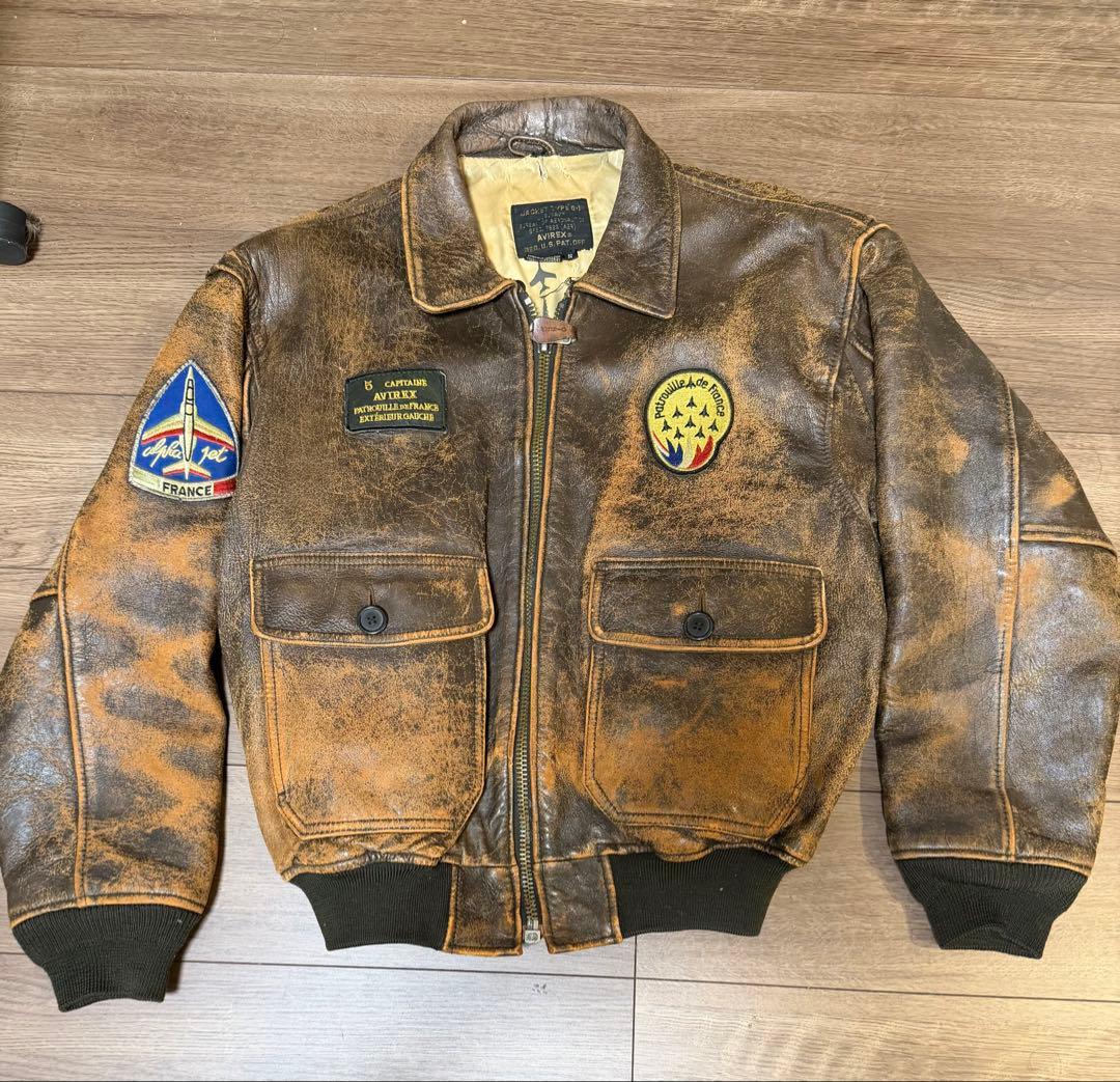 AVIREX フライトジャケット レザージャケット　アヴィレックス　G-1 本革