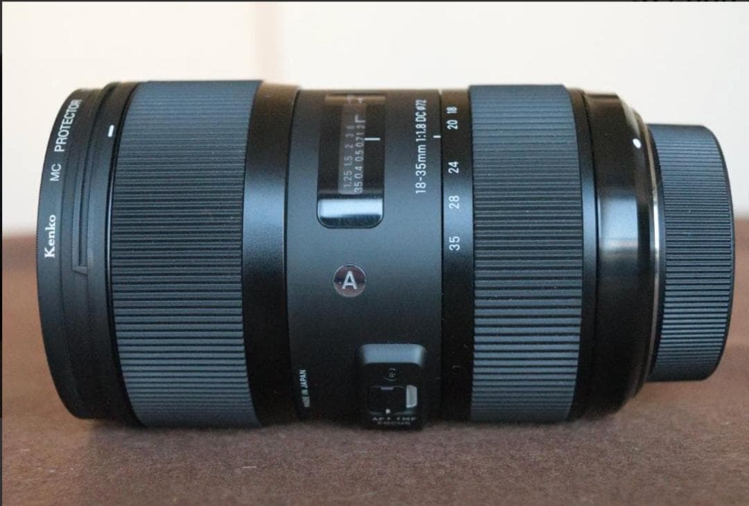 超美品 SIGMA 18-35mm F1.8 DC HSM ニコン フィルター付