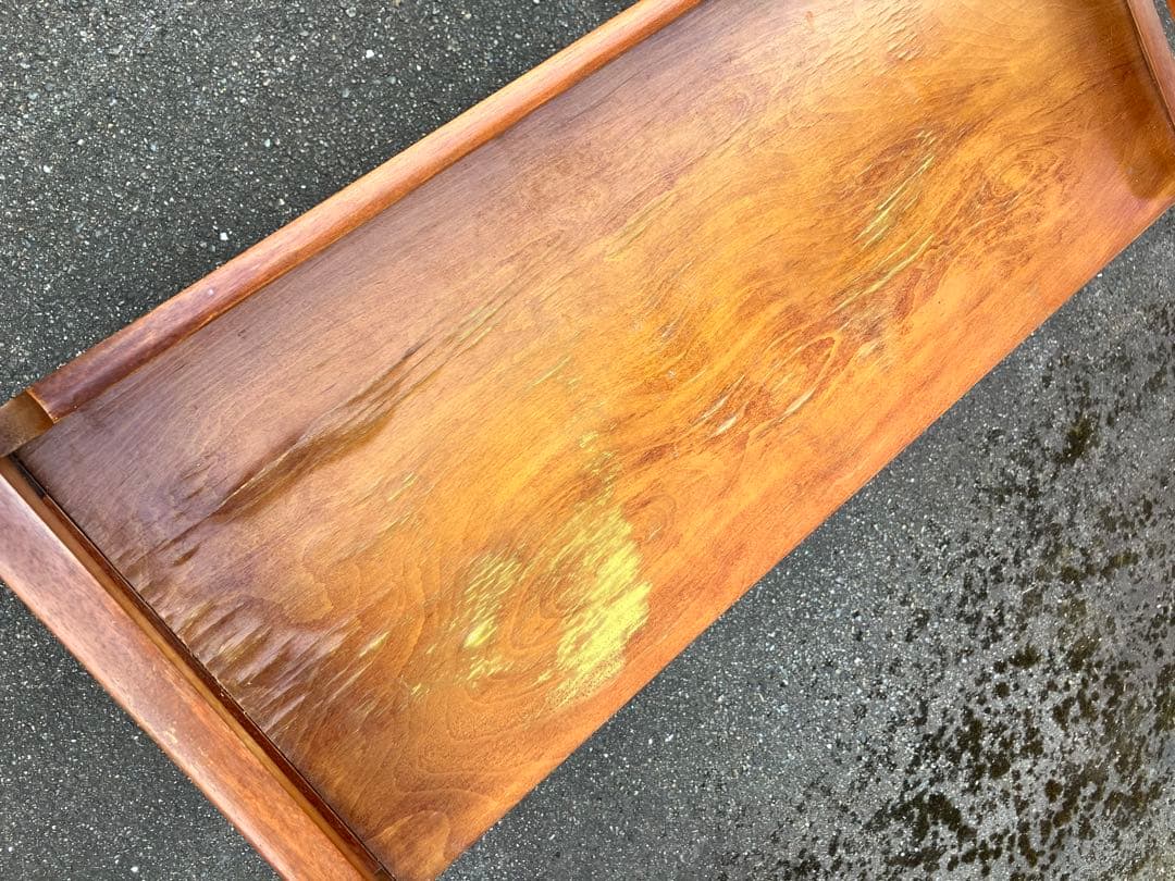 昭和　レトロ　古家具　ガラス戸　木製キャビネット　食器棚　サイドボード　本棚