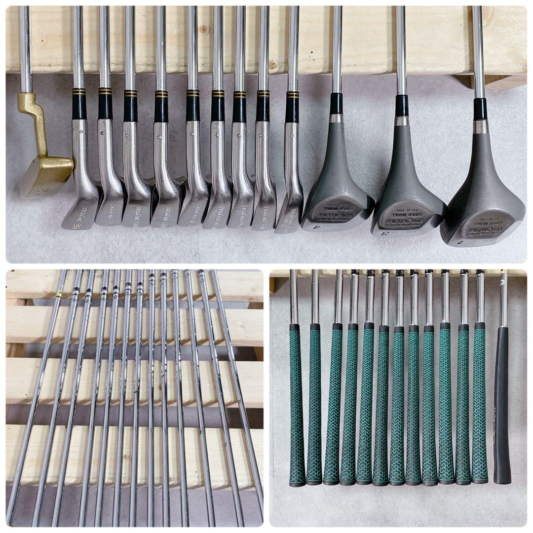 T022 ゴルフクラブ メンズ フルセット 黒 初心者 ビギナー 練習 入門