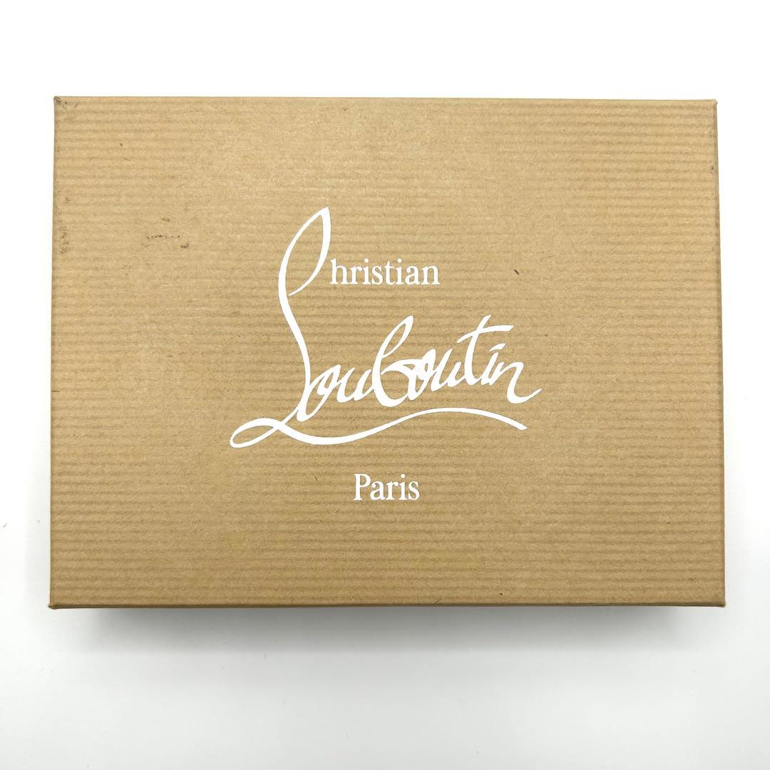 【美品】クリスチャンルブタン パネトーネ キーケース スパイク スタッズ レザー