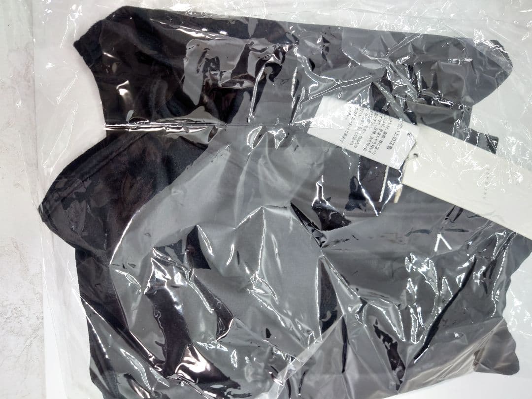 andmary　AM1552　Ruth velour tops　BLACK