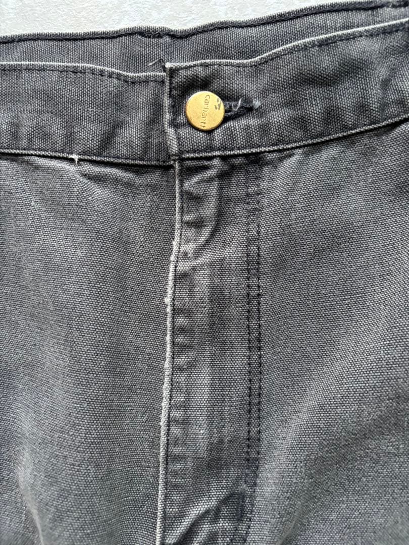 ヒ*ロ様 90s carhartt カーハート ダブルニー　ブラックW36×30