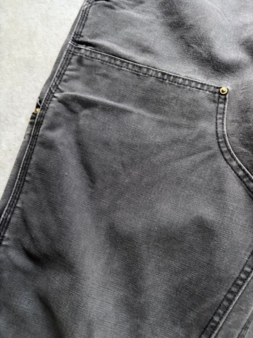 ヒ*ロ様 90s carhartt カーハート ダブルニー　ブラックW36×30
