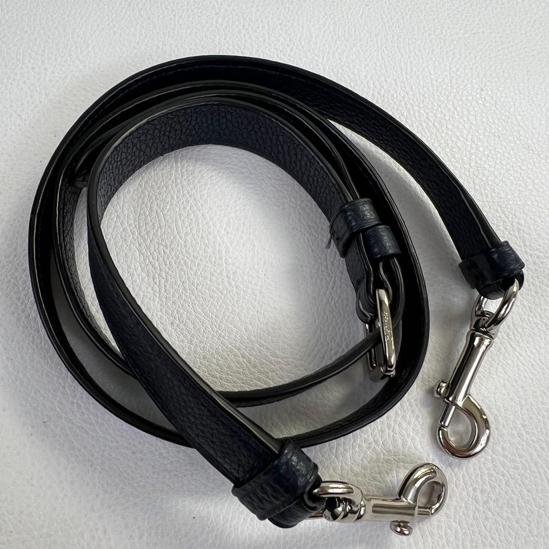 【2way✨デニム】COACH モリーバケット ショルダーバッグ レザー ブルー