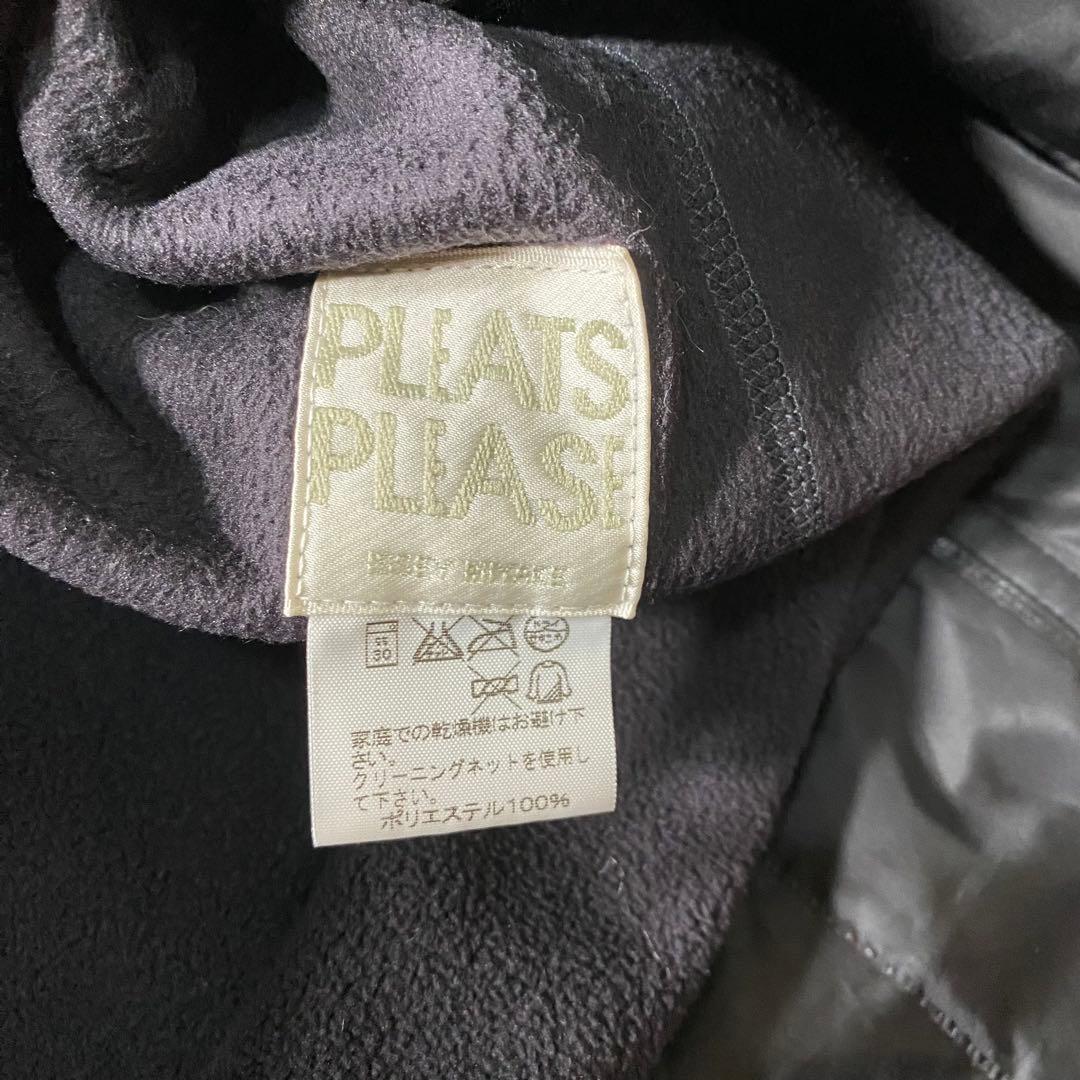 美品】プリーツプリーズ　ダブルチェスターコート　ライナー付き　ロング丈　3サイズ