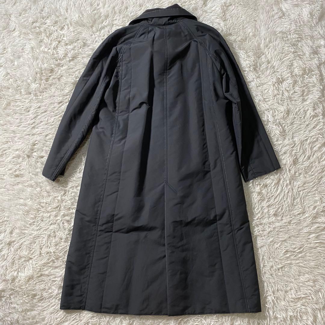 美品】プリーツプリーズ　ダブルチェスターコート　ライナー付き　ロング丈　3サイズ